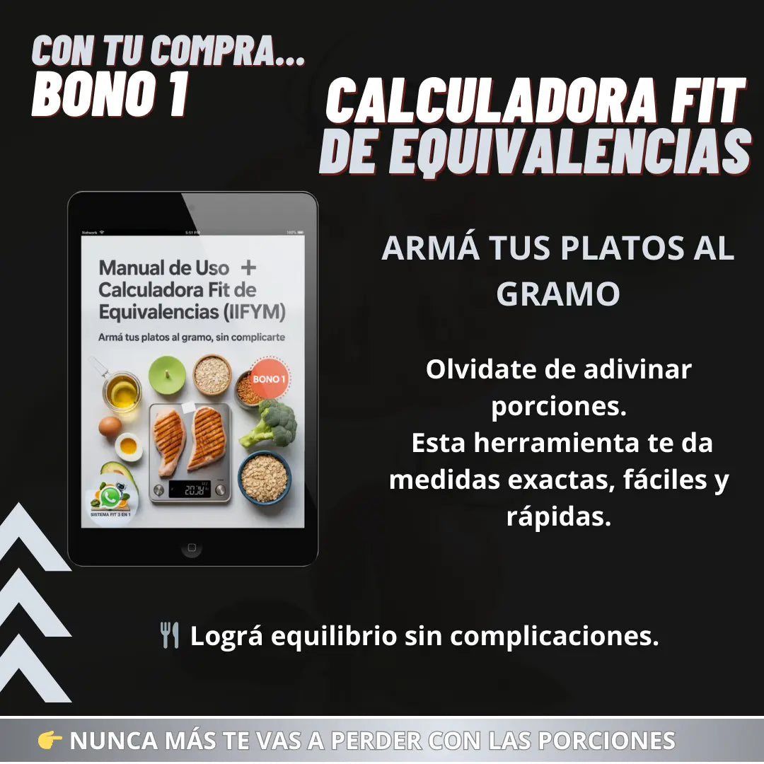 Sistema Fit 3 en 1
