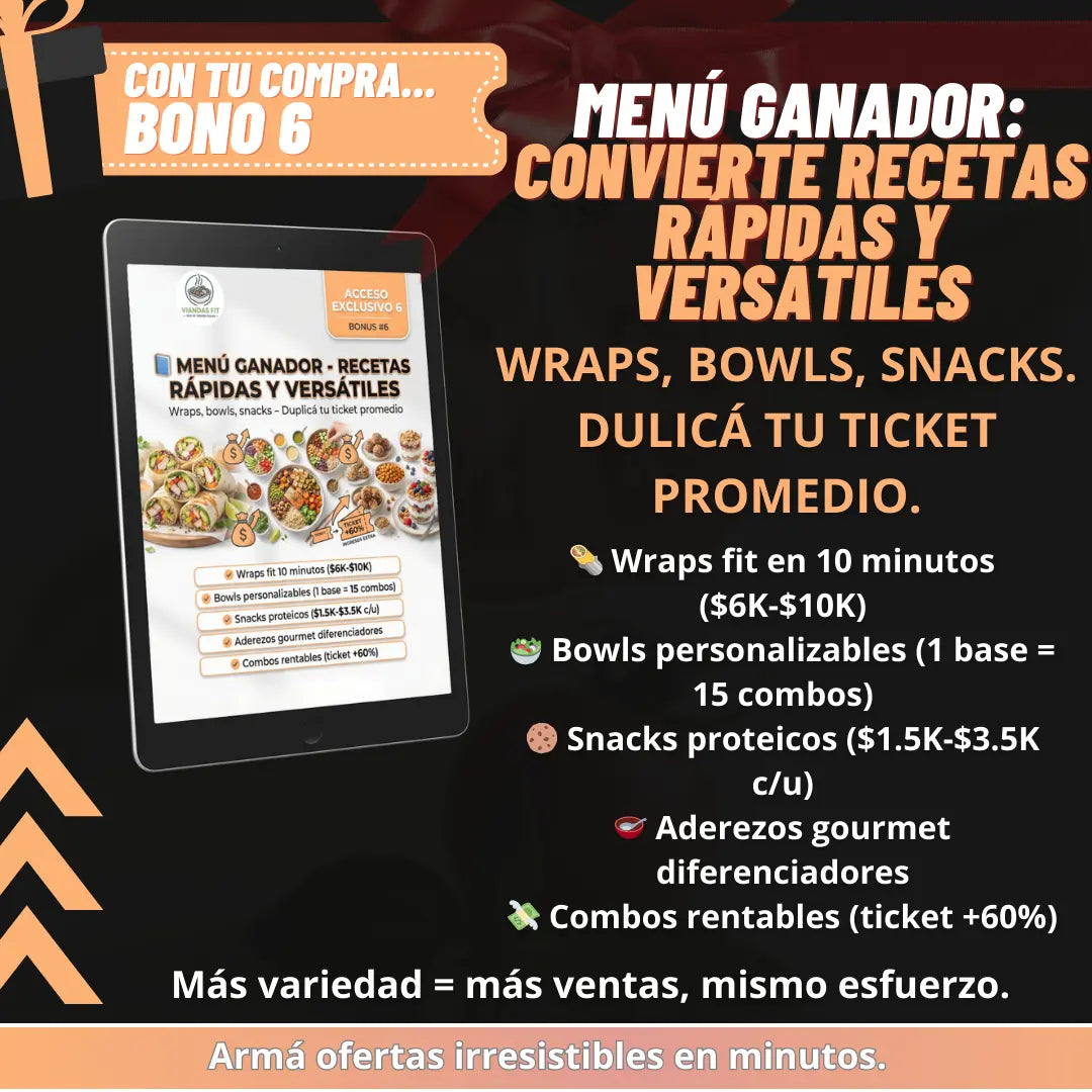 El Sistema Completo De Viandas Fit Que Se Venden Solas | Generá más de $80.000 por día